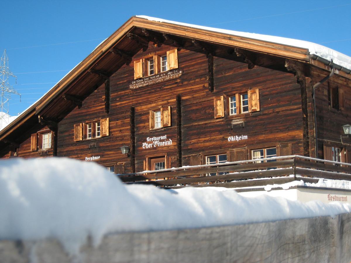 Hôtel Berghaus Obergmeind à Tschappina Extérieur photo